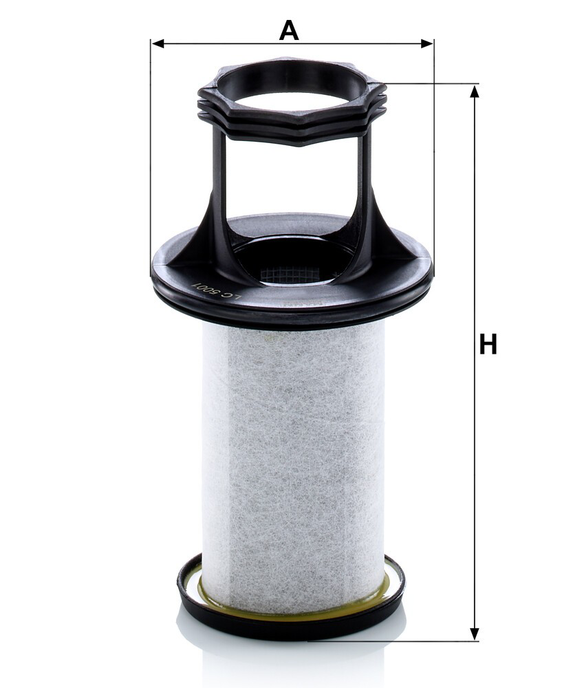 LC5001X Mann-Filter Filtro de ventilación del cárter