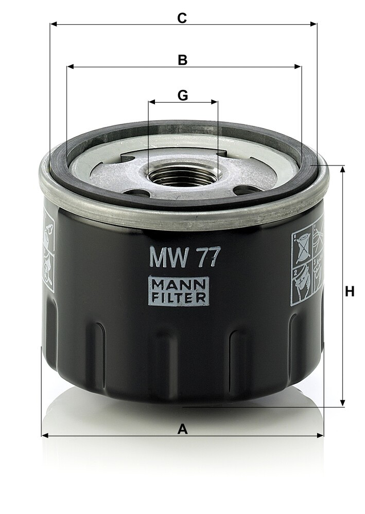 Comprar MW77 Mann-Filter Filtros de aceite