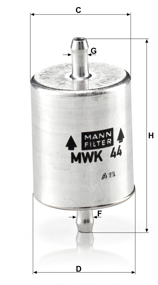 MWK44 Mann-Filter Filtro de gasolina