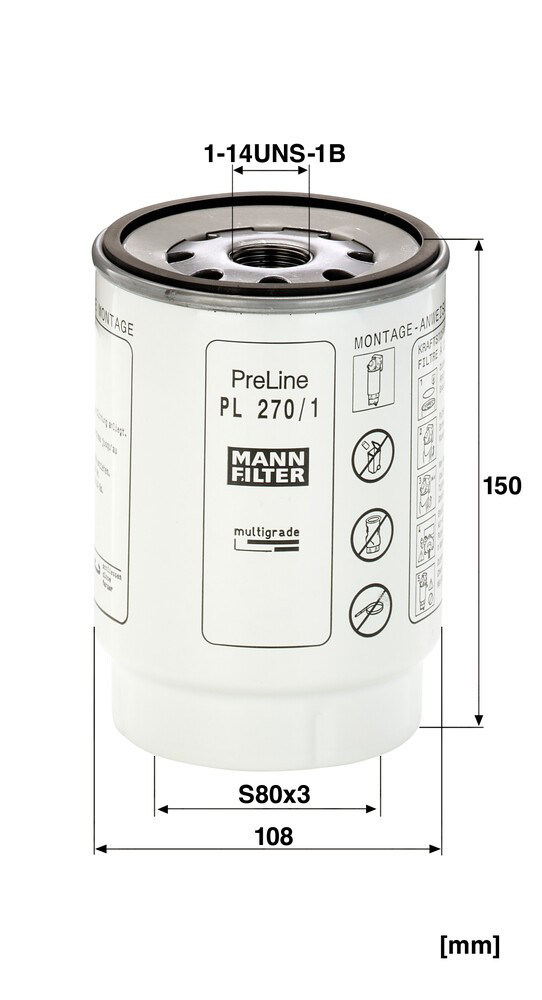 PL2701X Mann-Filter
