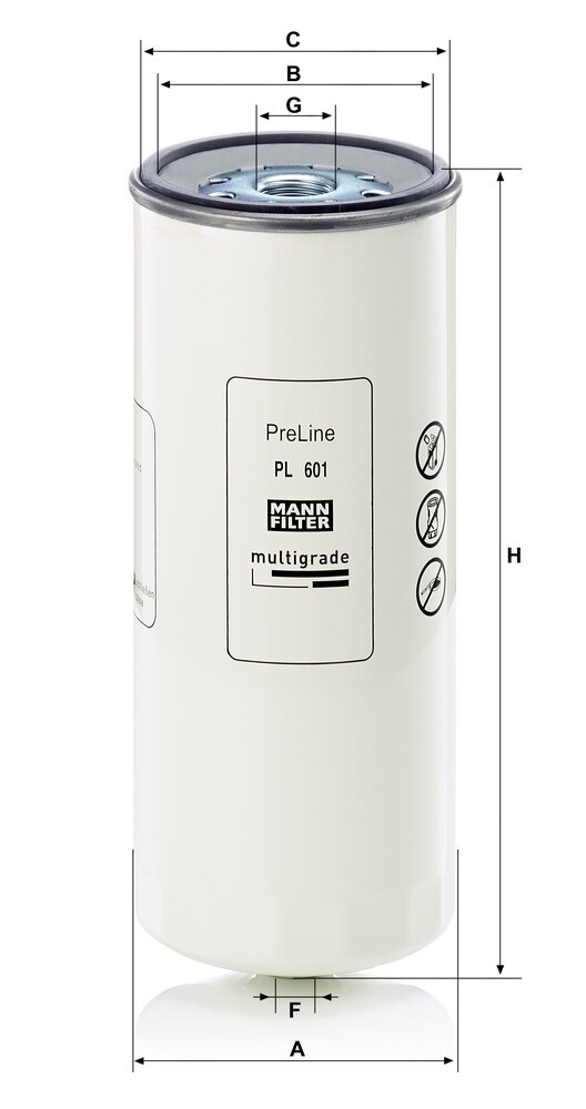 Filtro combustible Mann-Filter PL601 precio, desde 159,85 EUR