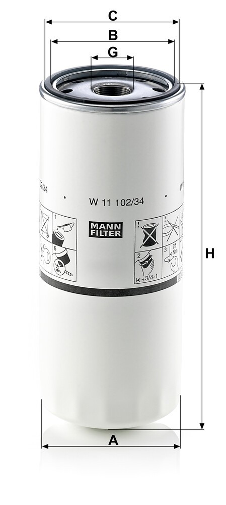 Comprar 1117285 Volvo Filtros de aceite