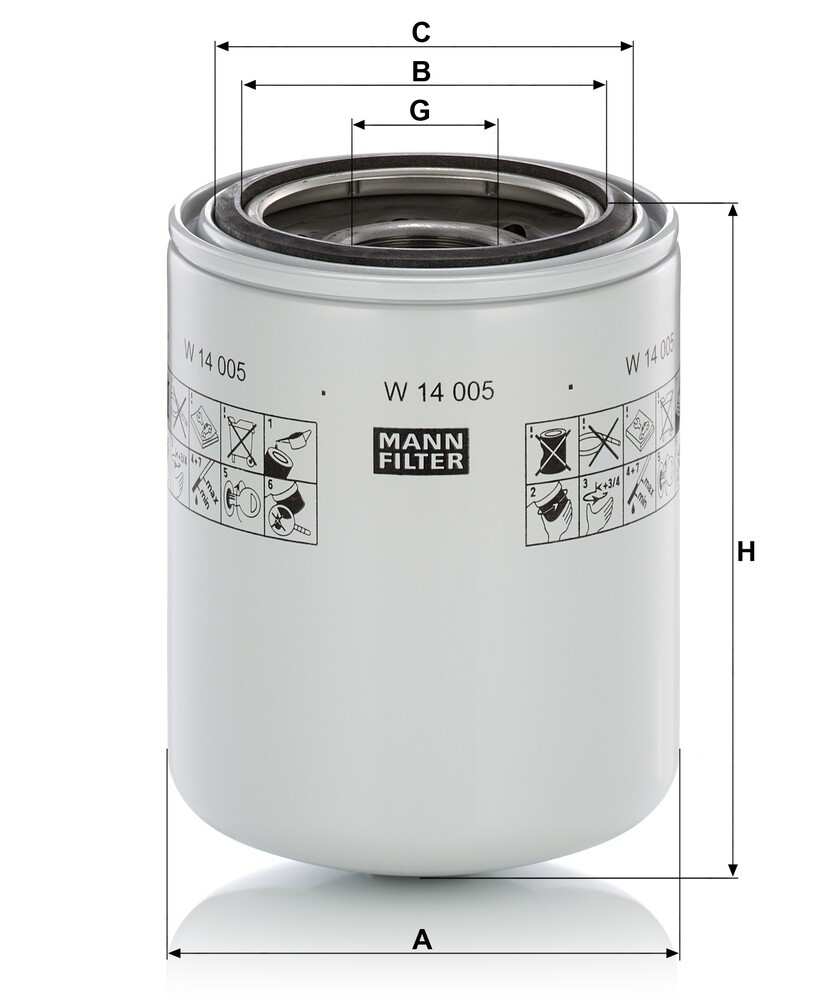 W14005 Mann-Filter 