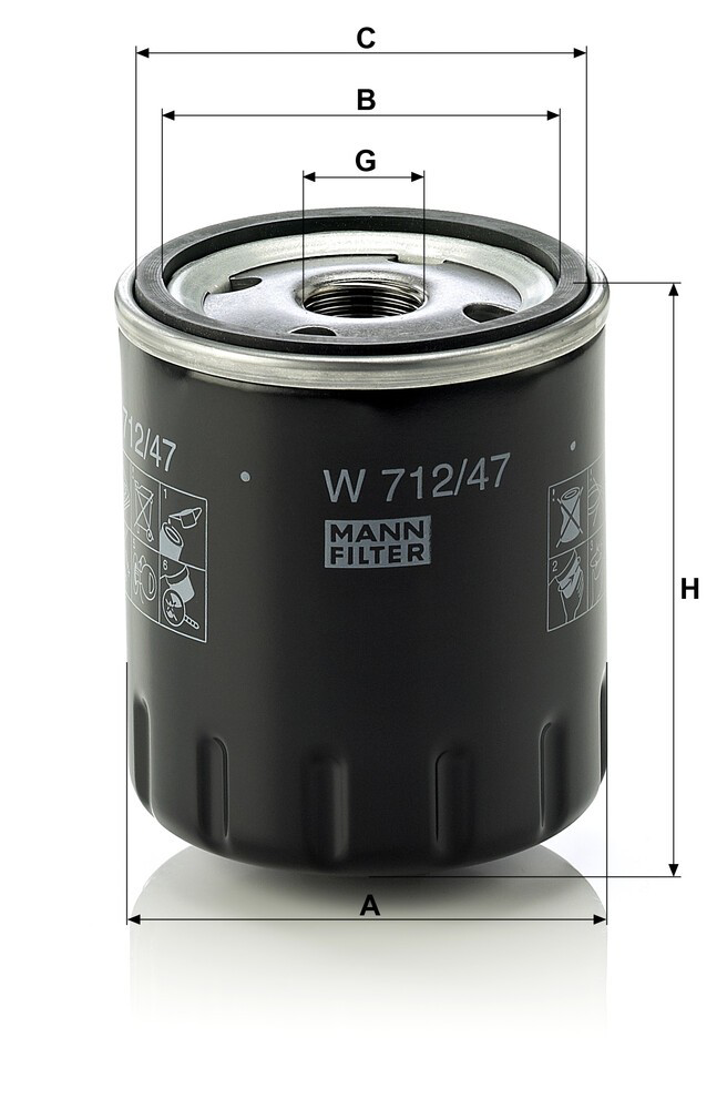 5000480 Ford Filtro aceite