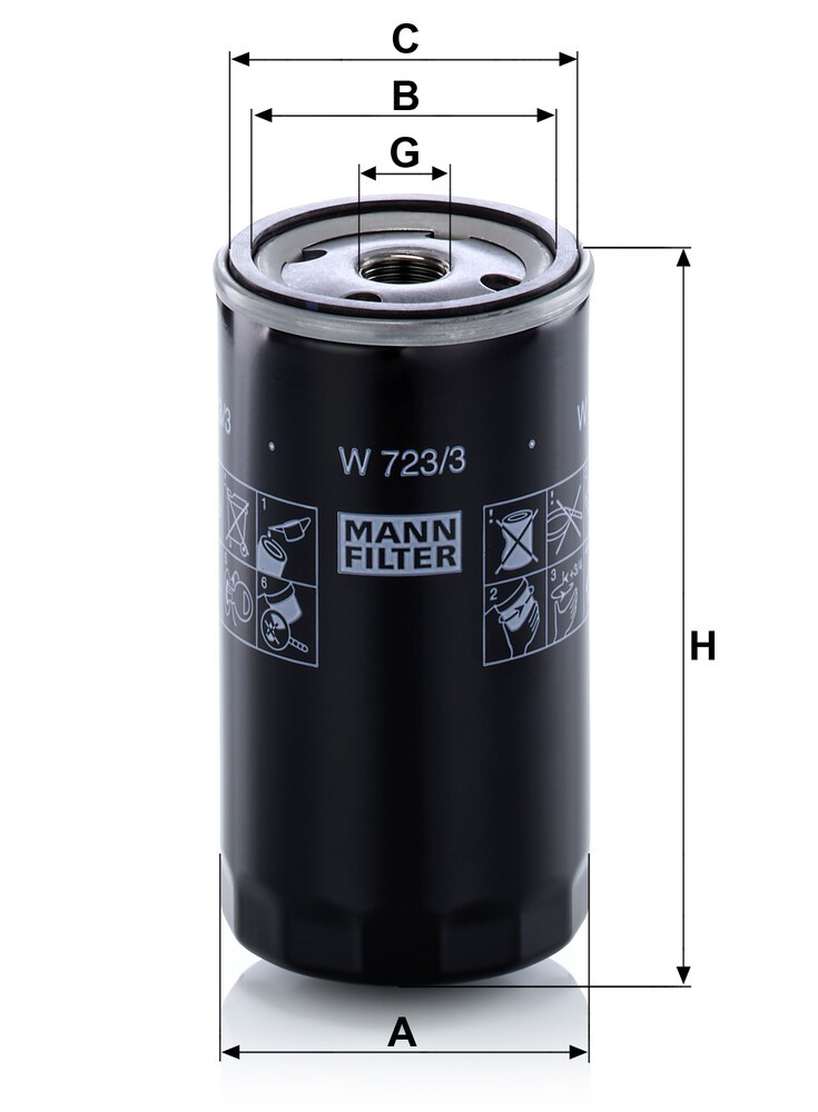 Filtro de aceite Massey Ferguson 1447082M91 precio, desde 4,71 EUR