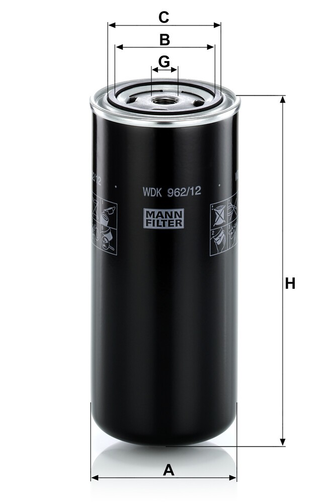 WDK96212 Mann-Filter Filtro de gasolina