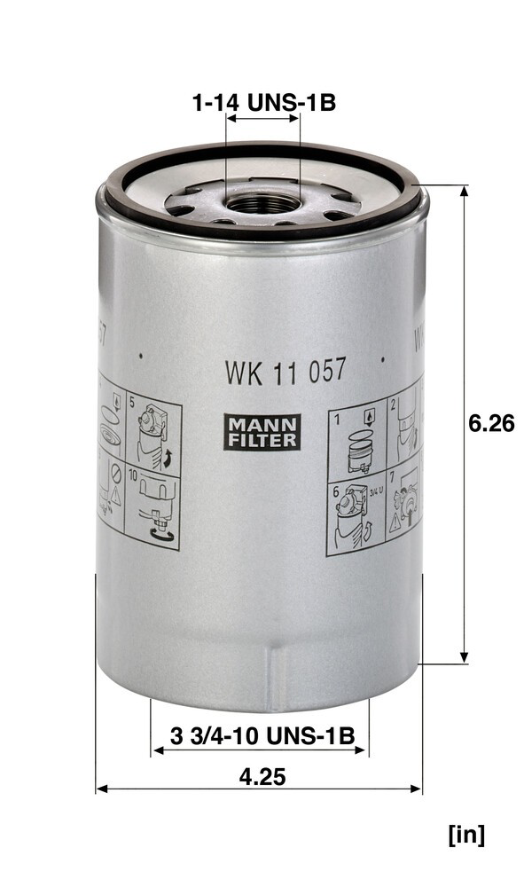 504272431 Case Filtro de gasolina