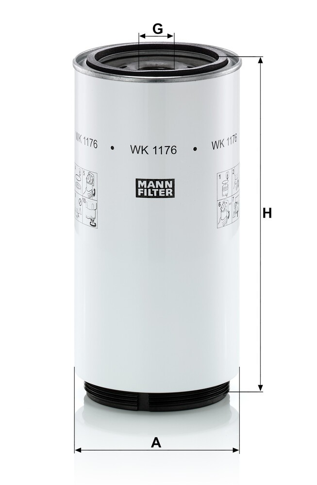 WK1176X Mann-Filter