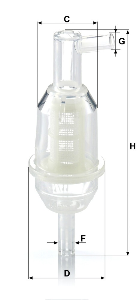 Filtro combustible Mercedes 100 bus (631) (1988 - 1996) precio, desde 1,33 EUR
