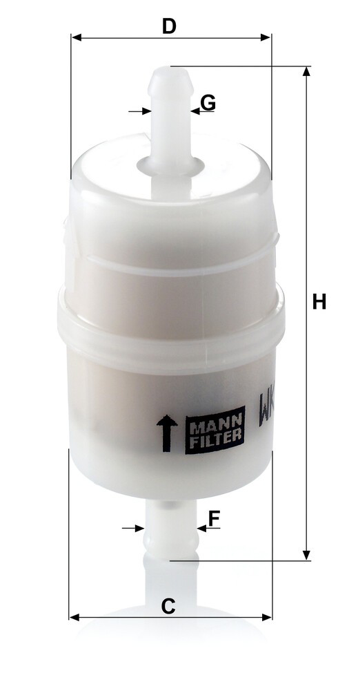 WK326 Mann-Filter Filtro de aire del compresor de suspensión