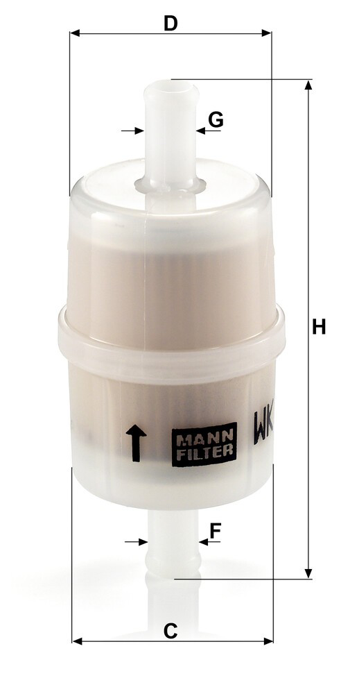 WK327 Mann-Filter Filtro de aire del compresor de suspensión