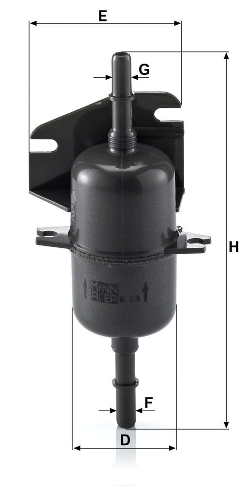 Filtro combustible Mann-Filter WK510 precio, desde 11,58 EUR