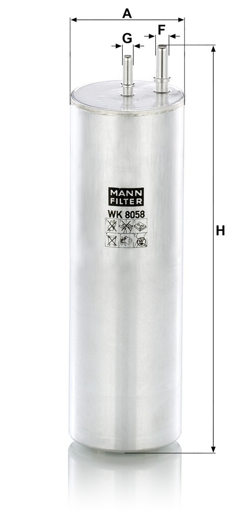 WK8058 Mann-Filter Filtro de gasolina