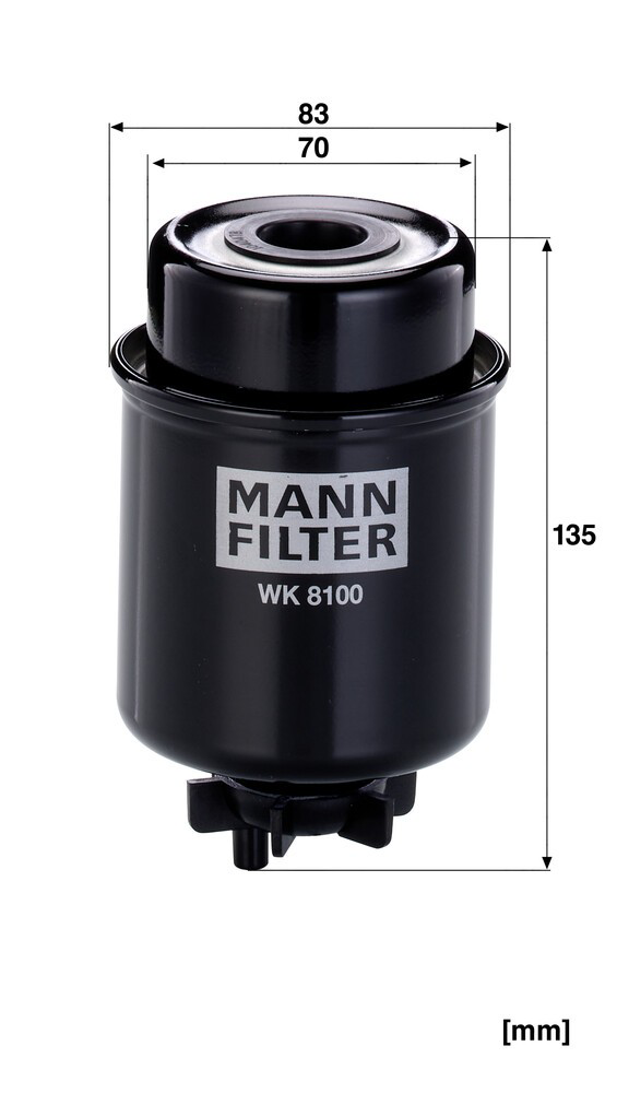 WK8100 Mann-Filter Filtro de gasolina