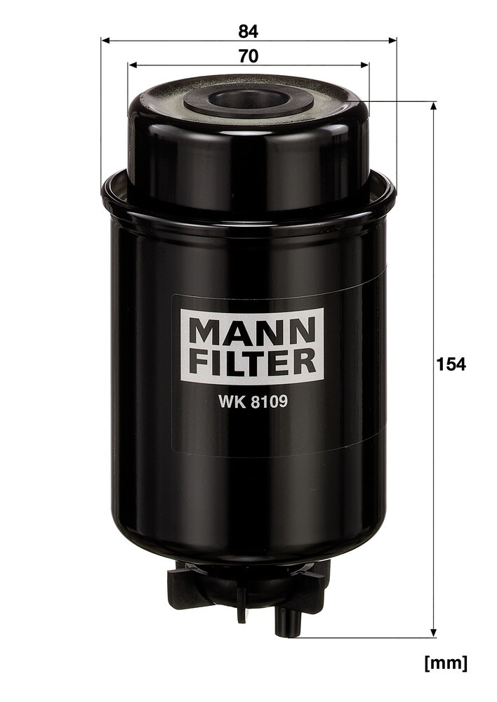 Comprar WK8109 Mann-Filter Filtro diesel