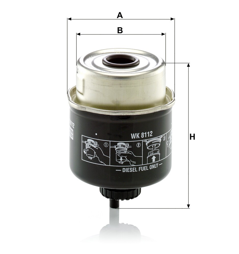WK8112 Mann-Filter Filtro de gasolina