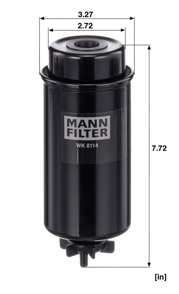 Filtro de combustible 4395503 Ford