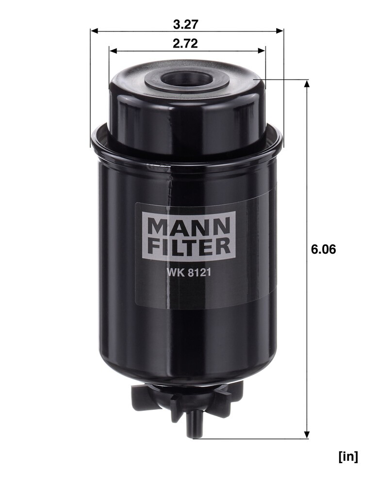 Filtro de gasoil Mann-Filter WK8121