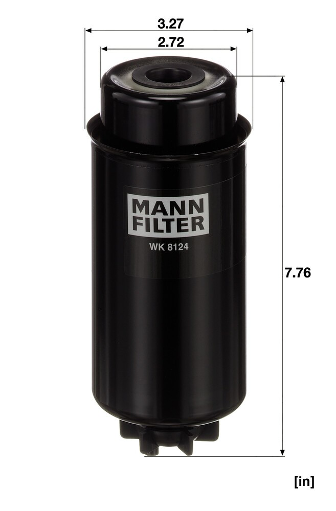 Filtro de gasoil Mann-Filter WK8124