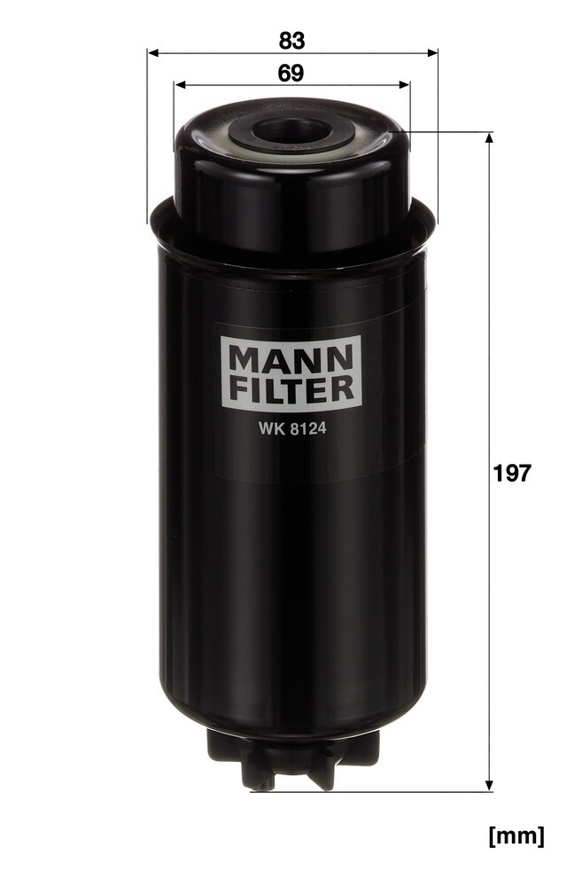 Comprar WK8124 Mann-Filter Filtro diesel
