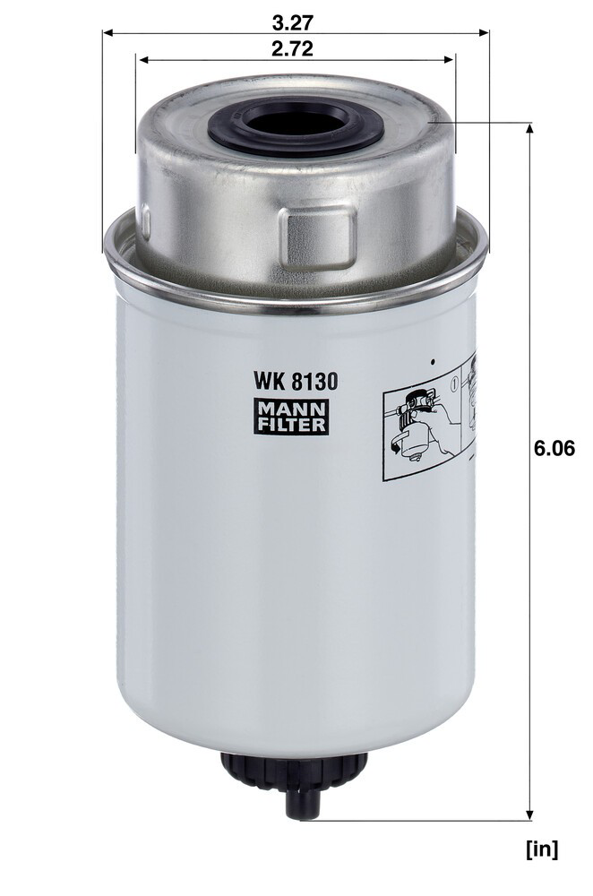 Filtro combustible Mann-Filter WK8130 precio, desde 28,66 EUR