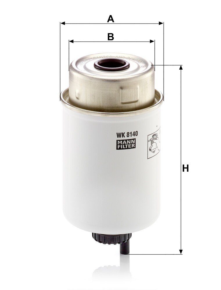 WK8140 Mann-Filter Filtro de gasolina