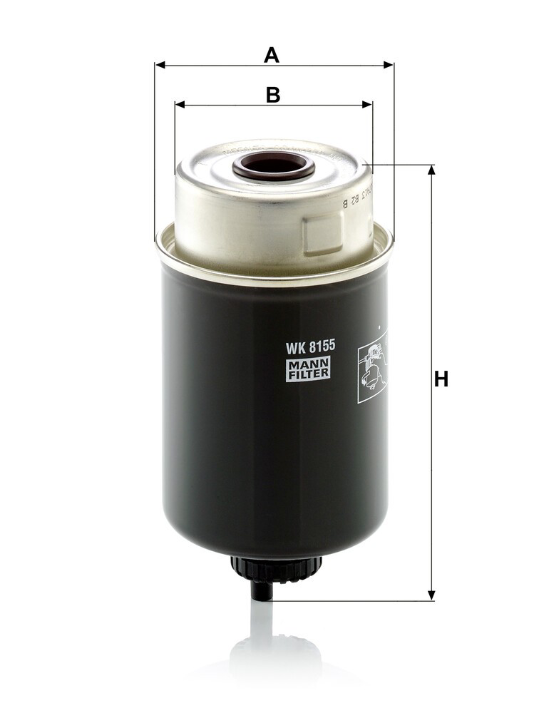Filtro combustible Mann-Filter WK8155 precio, desde 27,36 EUR