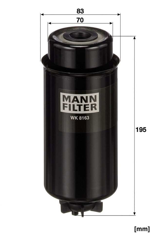 Filtro combustible Mann-Filter WK8163 precio, desde 30,14 EUR
