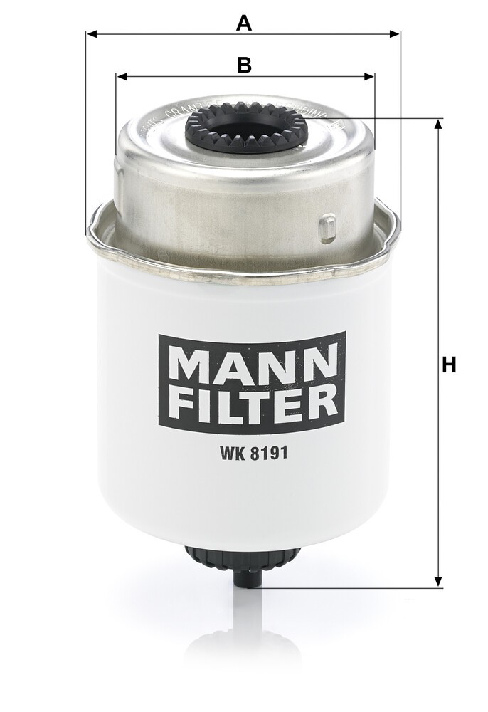 WK8191 Mann-Filter Filtro de gasolina