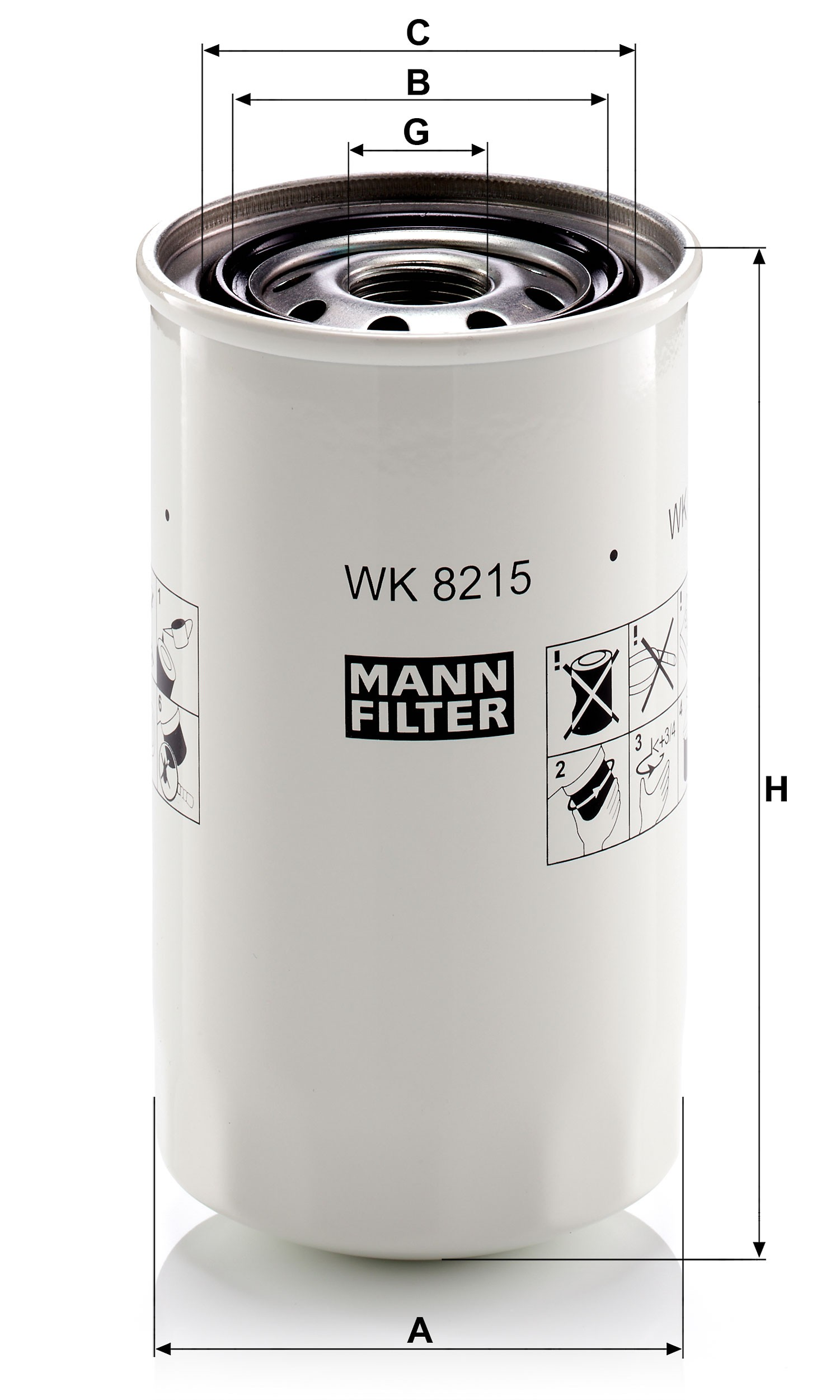 Comprar WK8215 Mann-Filter Filtro diesel
