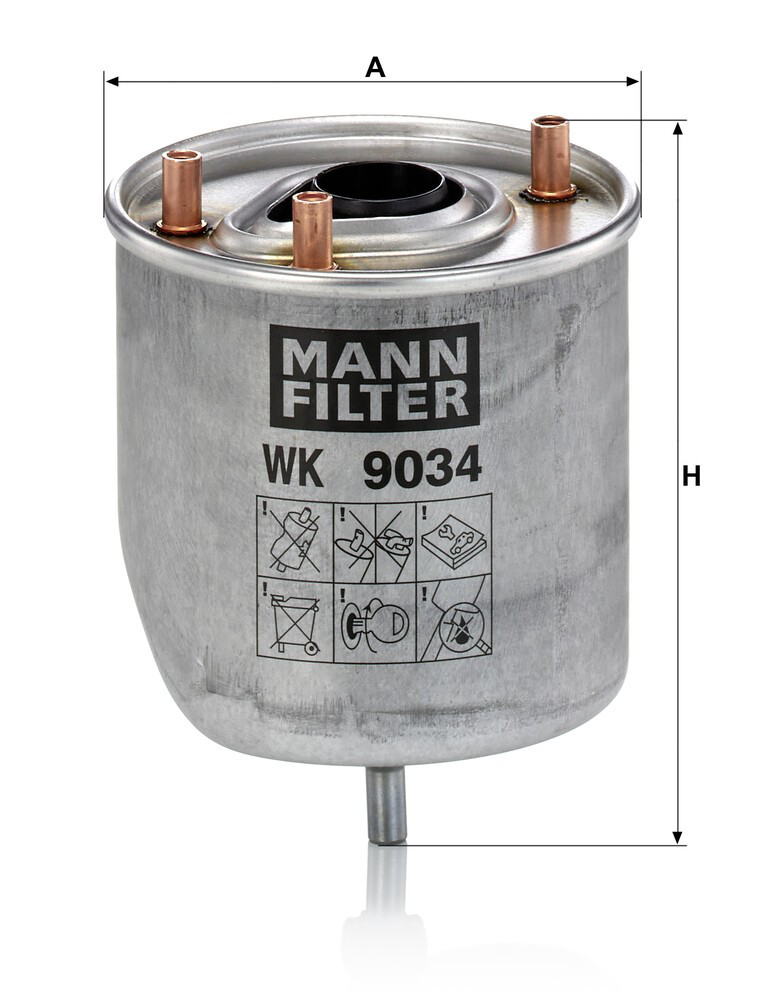 WK9034Z Mann-Filter Filtro de gasolina