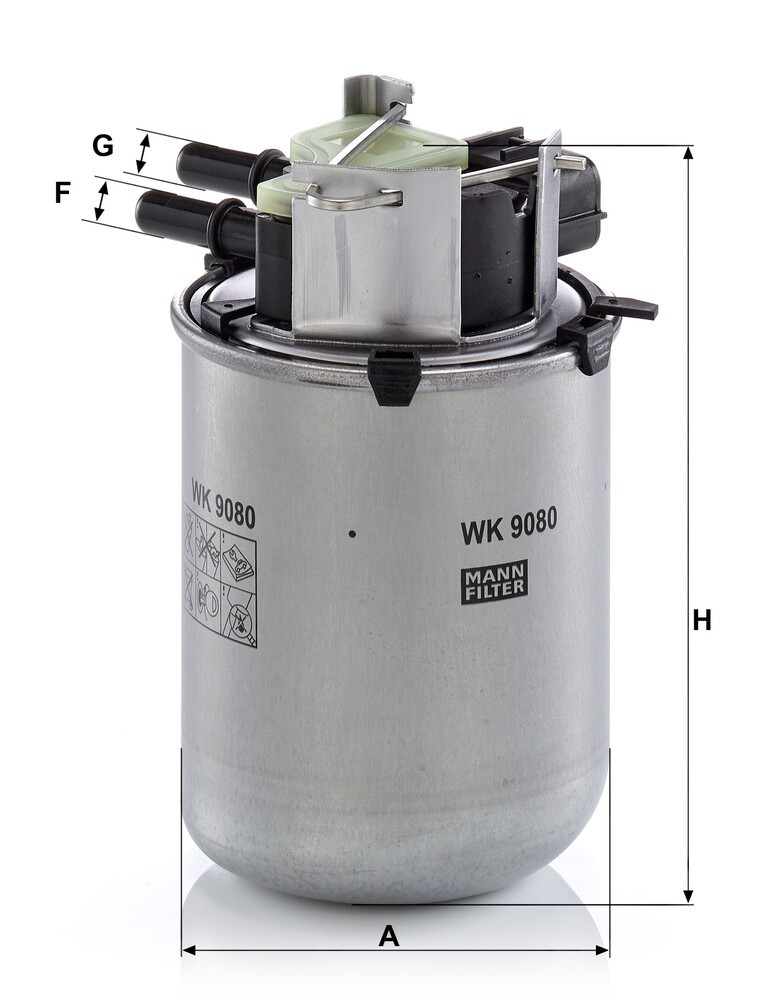 WK9080 Mann-Filter Filtro de gasolina