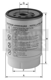 Comprar Filtro de combustible Chrysler Voyager I  a bajo precio