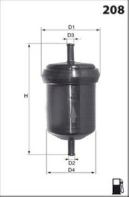 Filtro de combustible BMW 5  (E34)