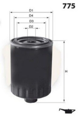 Precio del repuesto Filtro de aceite motor Felicia I hatchback
