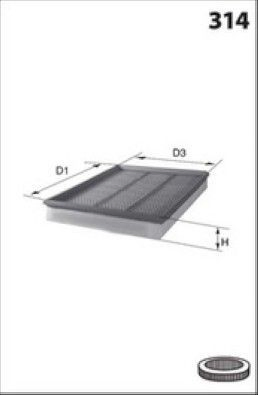 Comprar Filtro de aire Volkswagen Passat  3B2 a bajo precio