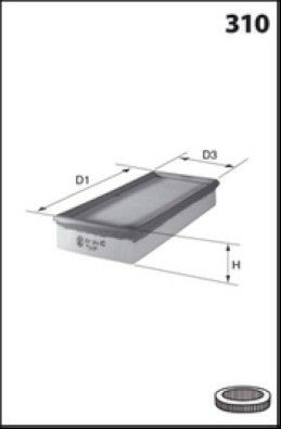 Comprar Filtro de aire A1  GBA