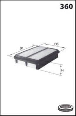Filtro aire Tucson III SUV (2015-2023) original desde 12,98 €