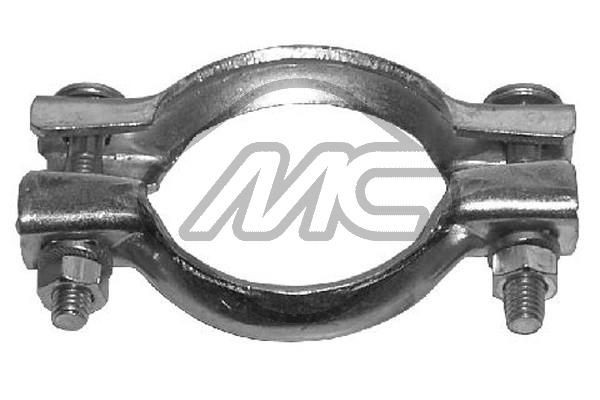 00749 Metalcaucho Abrazadera de silenciador trasera