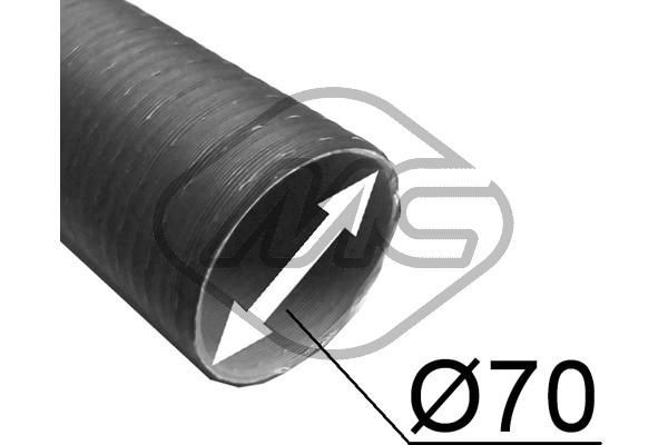 02212 Metalcaucho Tubo de aire