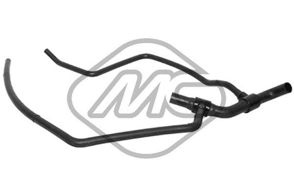 07728 Metalcaucho Manguera inferior del radiador
