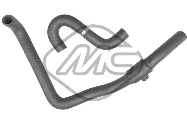 09247 Metalcaucho Manguera doble del radiador de la calefacción