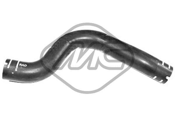 09348 Metalcaucho Manguera superior del radiador