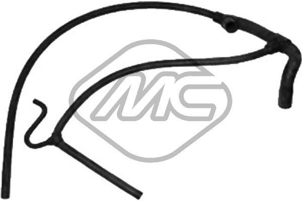 09400 Metalcaucho Manguera inferior del radiador
