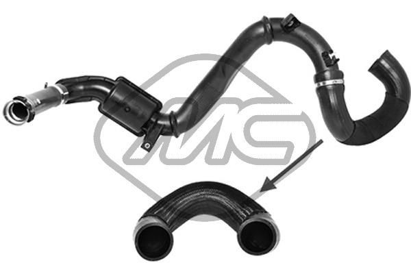 09965 Metalcaucho Manguera del intercooler