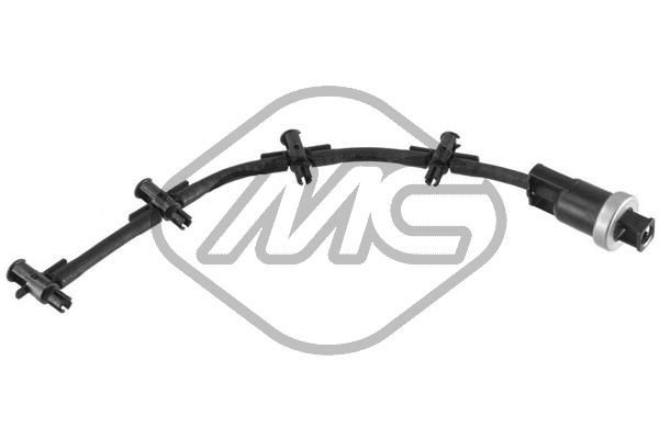 33023 Metalcaucho Tubo flexible, combustible de fuga 