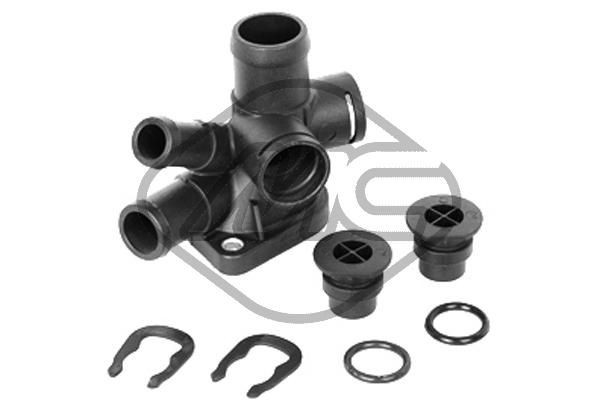 35960 Metalcaucho Brida del sistema de refrigeración (triple unión)