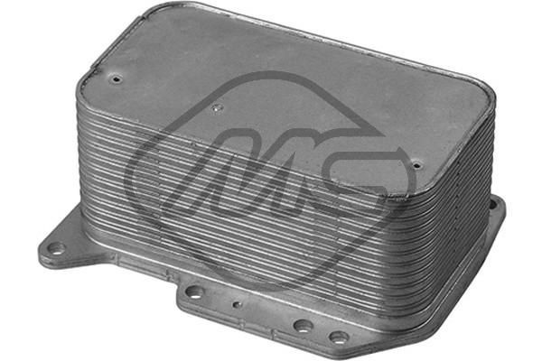 39062 Metalcaucho Radiador de aceite debajo del filtro