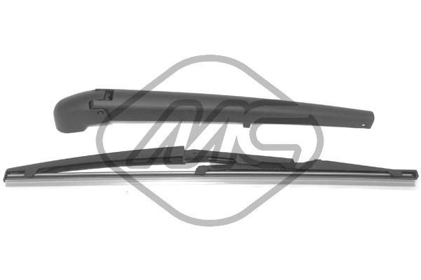 68041 Metalcaucho Brazo del limpiaparabrisas, luna trasera