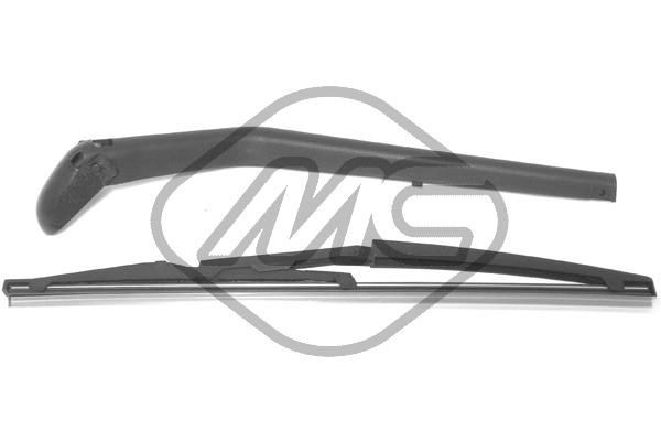 68045 Metalcaucho Brazo del limpiaparabrisas, luna trasera